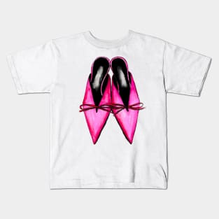 Pink Mules Kids T-Shirt